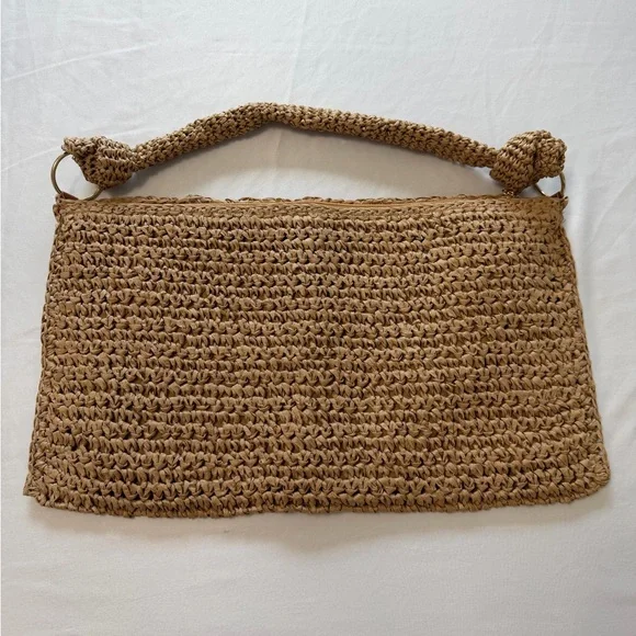 REVOLVE 8 Other Reasons Shelly Crochet Bag Khaki NWOT Style - Picture 4 of 6